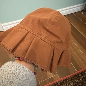 Rust Orange Bucket Hat